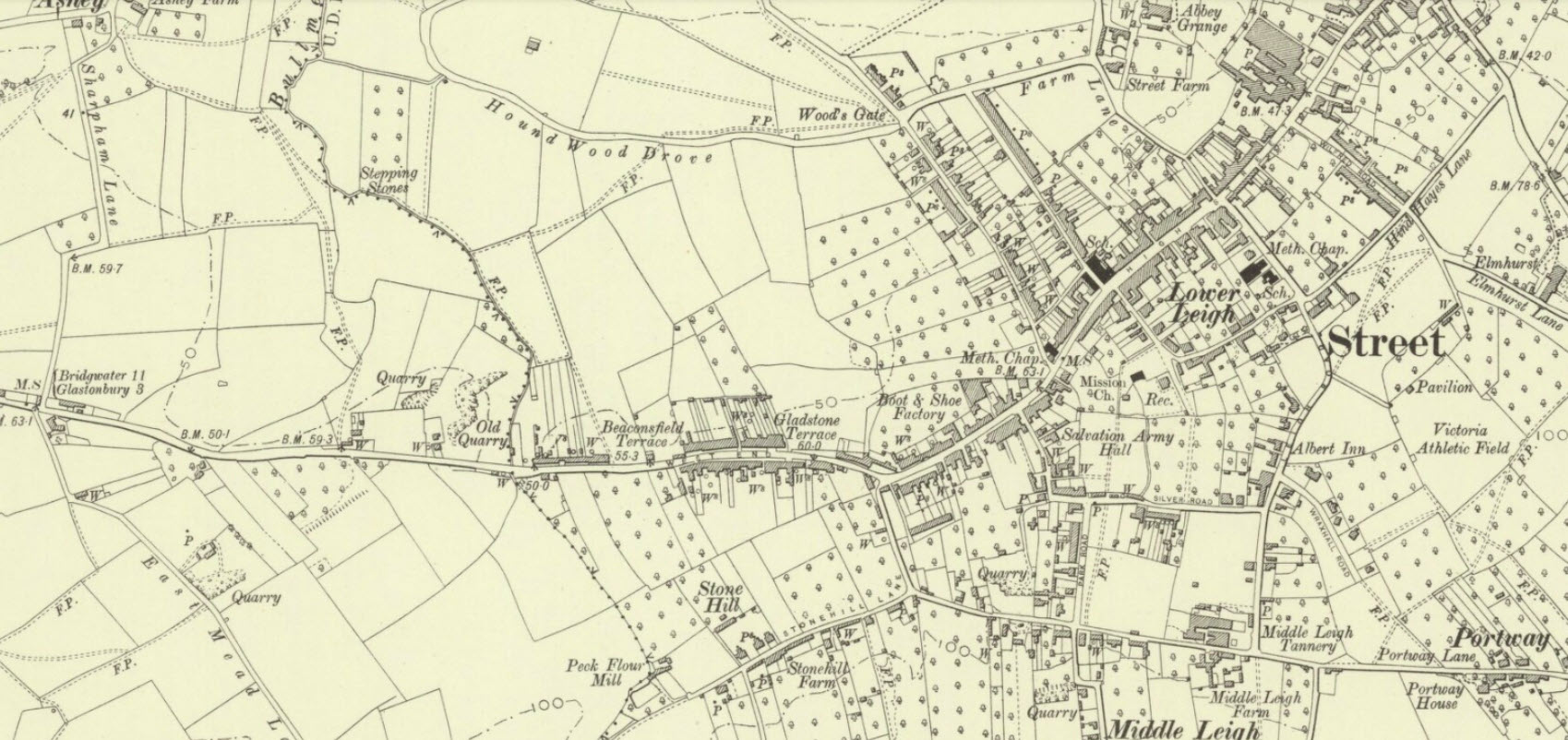 1904 Map Houndwood